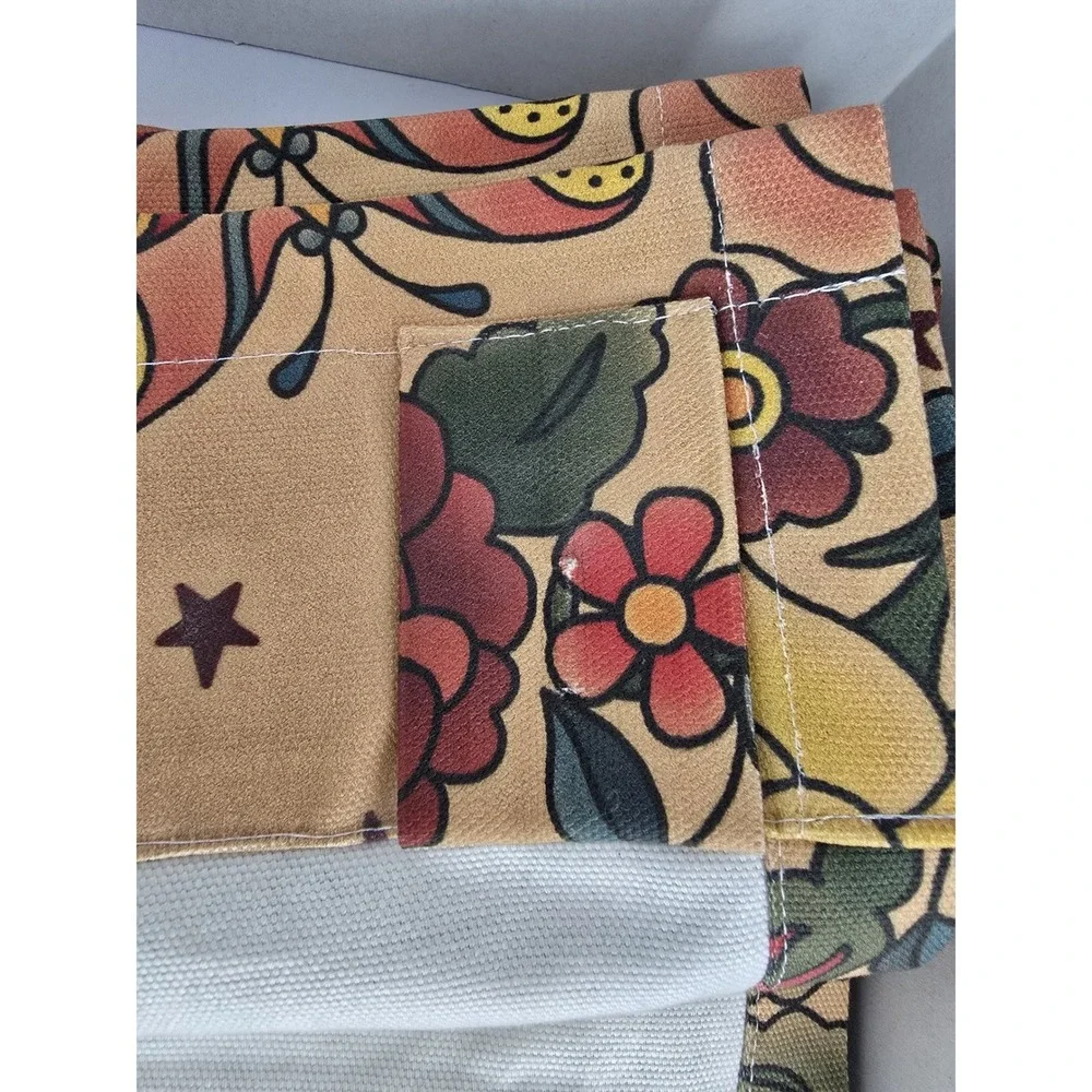 Spoonflower Felicity Jane True Love Tatoo Rockability Window Curtin Single Panel